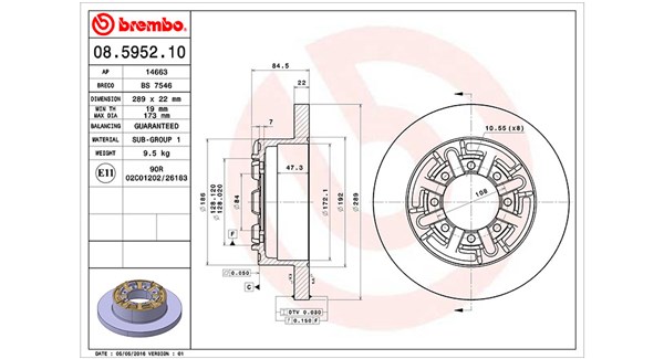 Brake Disc (360406022900)