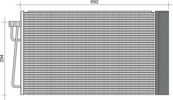 Condenser, air conditioning (350203253000)