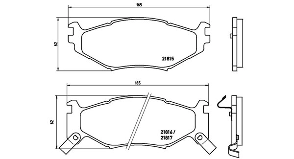 Brake Pad Set, disc brake (363700411007)