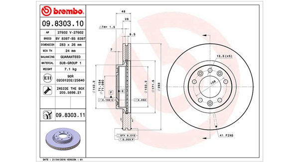 Brake Disc (360406041400)