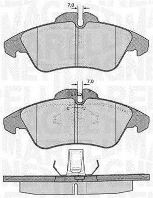 Brake Pad Set, disc brake (363916060504)