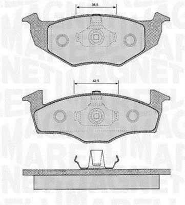 Brake Pad Set, disc brake (363916060390)