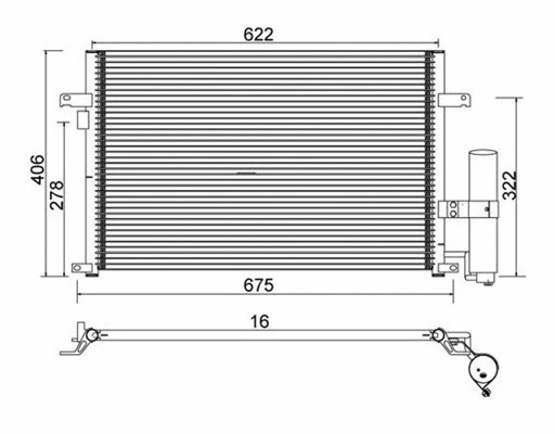 Condenser, air conditioning (359003220350)