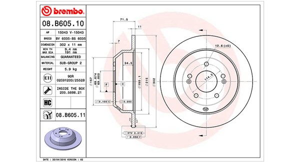 Brake Disc (360406115700)