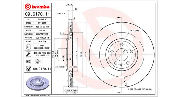 Brake Disc (360406132401)