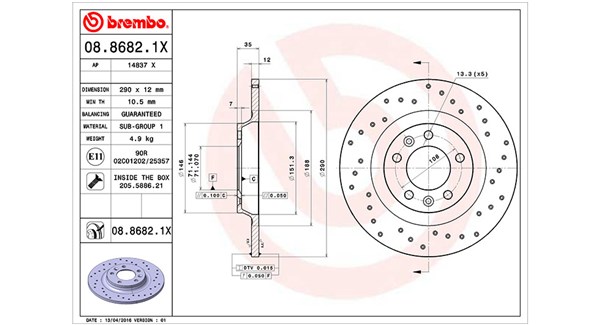 Brake Disc (360406041502)