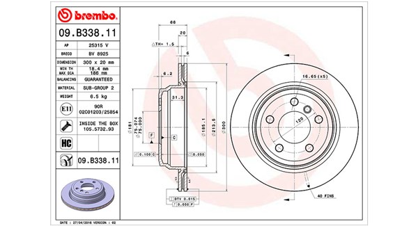 Brake Disc (360406146901)