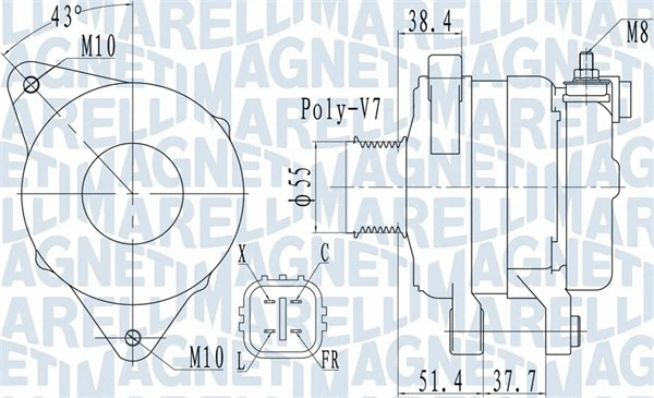 Alternator (063732121010)