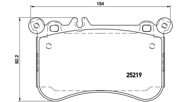 Brake Pad Set, disc brake (363700450097)