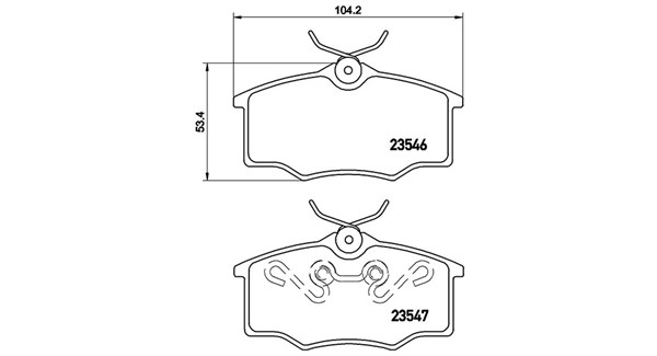 Brake Pad Set, disc brake (363700459034)