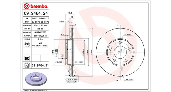 Brake Disc (360406056700)