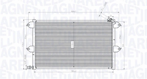 Condenser, air conditioning (350203831000)
