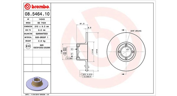 Brake Disc (360406014000)