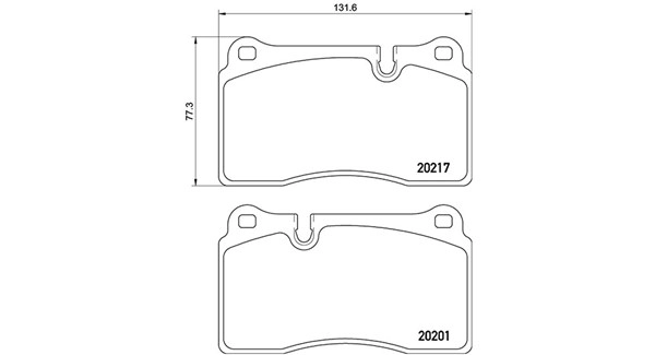 Brake Pad Set, disc brake (363700402002)