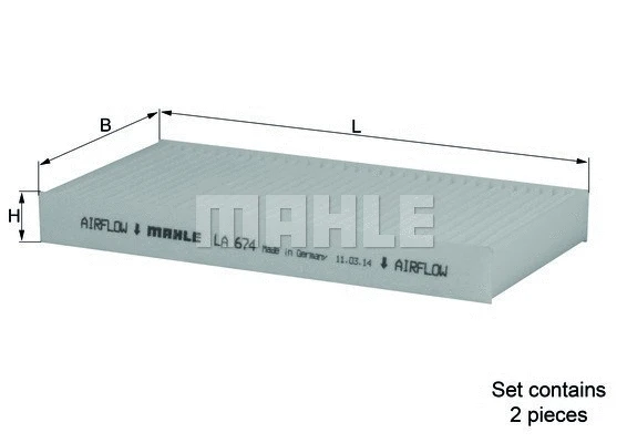 Filter, cabin air (154723407450)