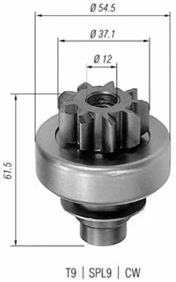 Pinion, starter (940113020211)