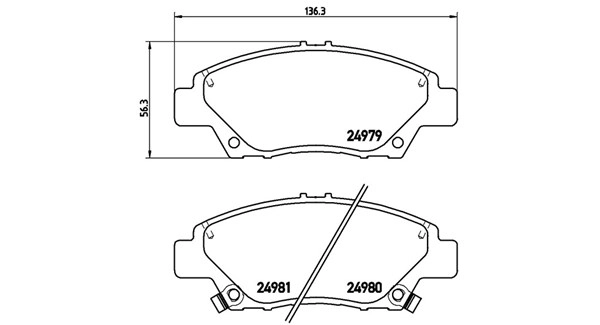 Brake Pad Set, disc brake (363700528050)