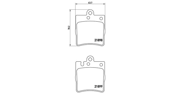 Brake Pad Set, disc brake (363700550033)