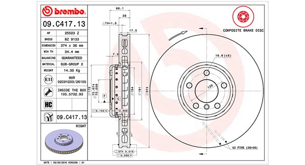 Brake Disc (360406132004)