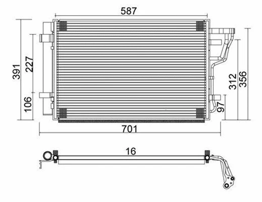Condenser, air conditioning (359003220910)