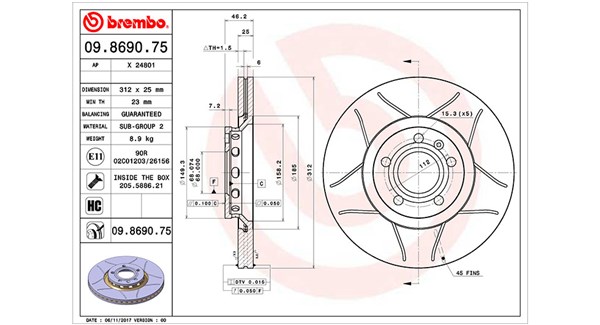 Brake Disc (360406001605)