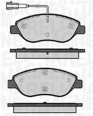 Brake Pad Set, disc brake (363916060124)