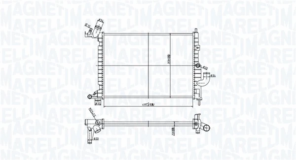Radiator, engine cooling
