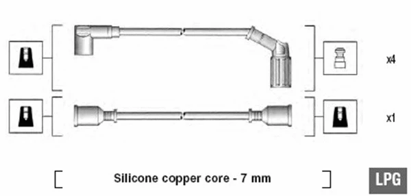 Ignition Cable Kit (941065070543)