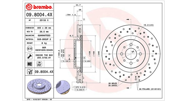 Brake Disc (360406134002)