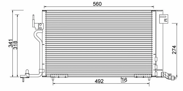 Condenser, air conditioning (359003220400)