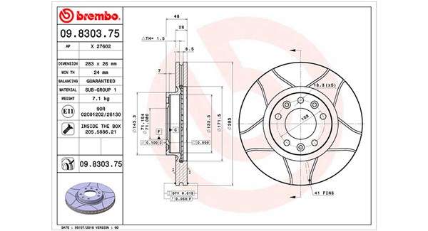 Brake Disc (360406041405)