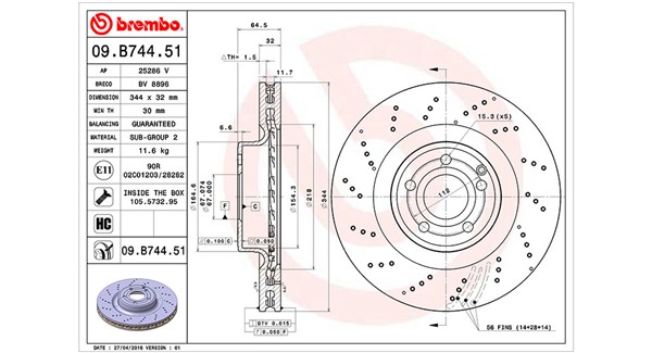 Brake Disc (360406115401)