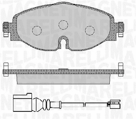 Brake Pad Set, disc brake (363916060715)