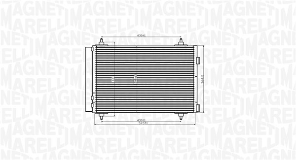 Condenser, air conditioning (350203916000)
