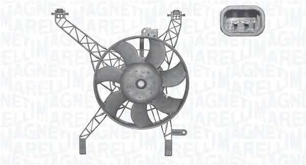 Fan, engine cooling (069422815010)