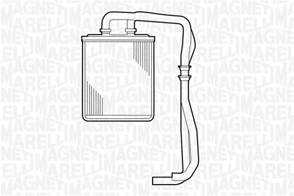 Heat Exchanger, interior heating (350218309000)