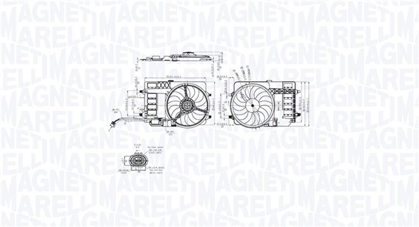 Fan, engine cooling (069422859010)