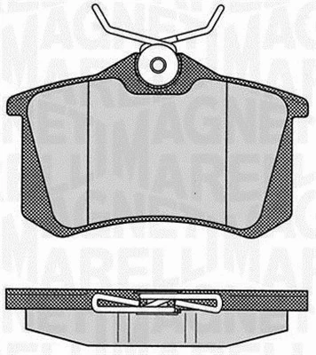 Brake Pad Set, disc brake (363916060348)