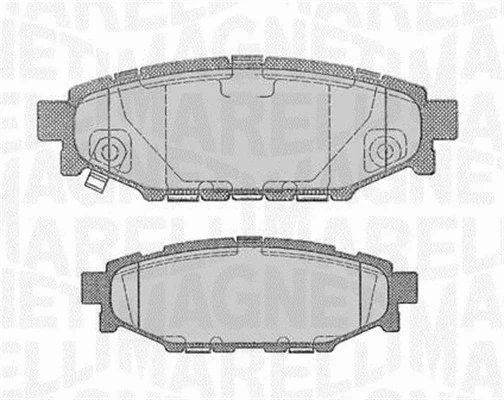 Brake Pad Set, disc brake (363916060700)