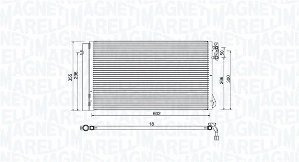Condenser, air conditioning (350203752000)