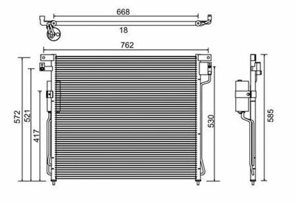 Condenser, air conditioning (359003221160)