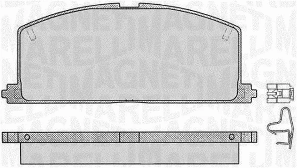 Brake Pad Set, disc brake (363916060405)