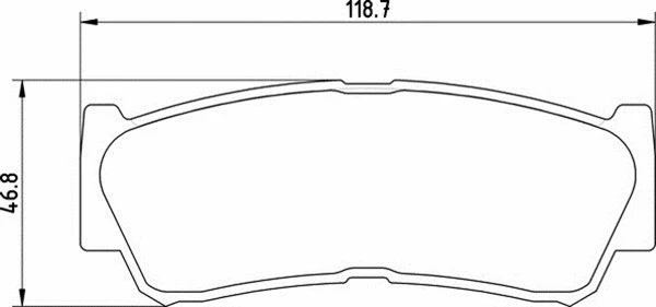 Brake Pad Set, disc brake (363700201672)