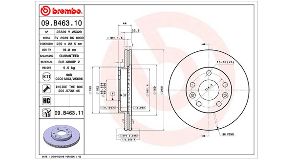 Brake Disc (360406110300)