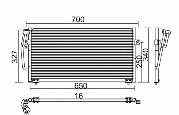 Condenser, air conditioning (359003221630)