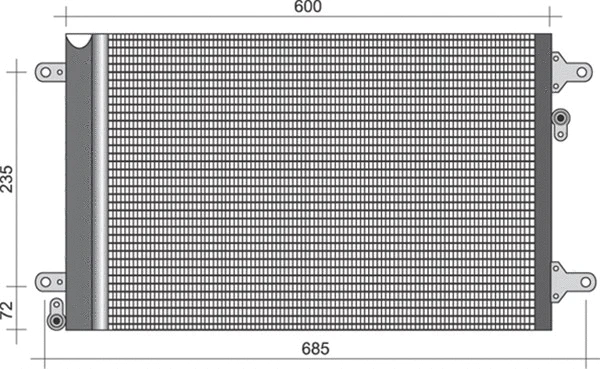Condenser, air conditioning (350203378000)