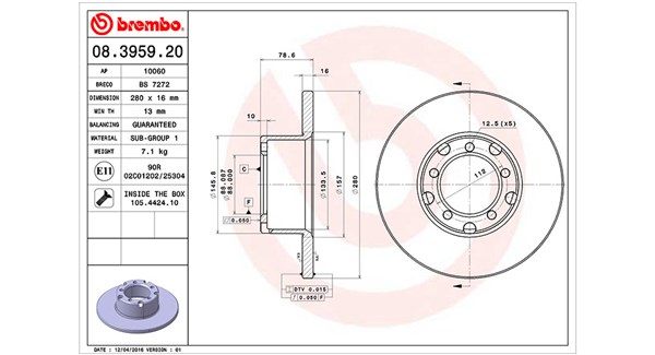 Brake Disc (360406031400)