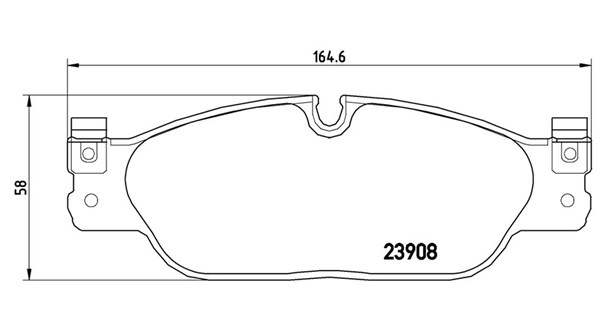 Brake Pad Set, disc brake (363700436021)