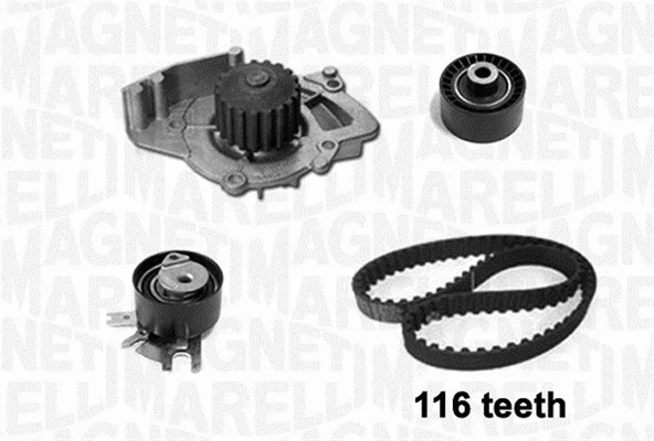 Water Pump & Timing Belt Kit (341401690001)