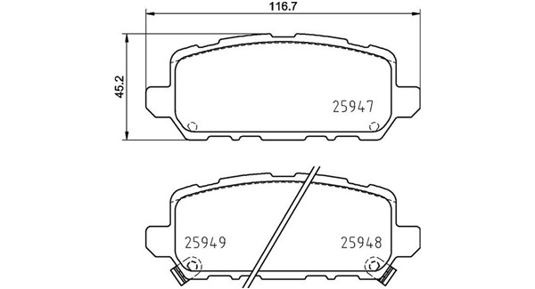 Brake Pad Set, disc brake